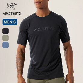 アークテリクス イオニアメリノウールアークワードロゴSS メンズ ARC'TERYX Tシャツ ティシャツ 半袖 カットソー トップス おしゃれ キャンプ アウトドア 【正規品】