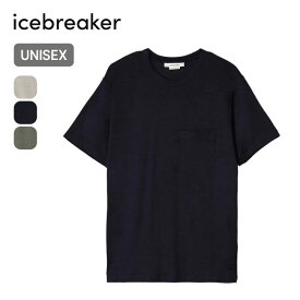 アイスブレーカー 150SSポケットティー ユニセックス Icebreaker 150SS POCKET TEE UNISEX メンズ レディース IT22370 Tシャツ 半袖 シンプル アウトドア キャンプ 【正規品】