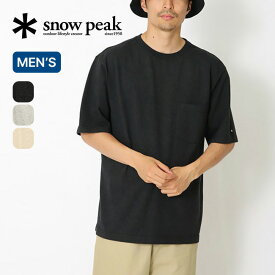 スノーピーク リサイクルコットンヘビーTシャツ snow peak apparel Recycled Cotton Heavy T shirt メンズ TS-22SU401R 半袖 Tシャツ カットソー ティシャツ アパレル キャンプ アウトドア 【正規品】