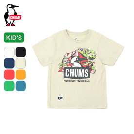 チャムス ピクニックブービーTシャツ【キッズ】 CHUMS Kid's Picnic Booby T-Shirt キッズ CH21-1309 子供服 トップス カットソー プルオーバー Tシャツ 半袖 アウトドア キャンプ フェス 【正規品】
