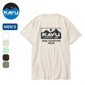 カブー トゥルーロゴTee メンズ KAVU 19822032 Tシャツ 半袖シャツ キャンプ アウトドア 【正規品】