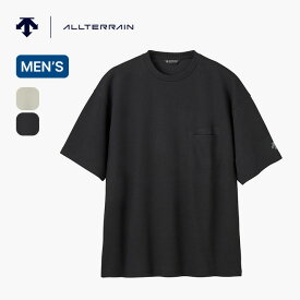 デサントオルテライン81 ハニカムH/S Tシャツ DESCENTE ALLTERRAIN81 HONEYCOMB H/S T-SHIRT メンズ DOMXGA62 トップス カットソー Tシャツ 半袖 胸ポケット UVカット 吸水速乾 テック素材 キャンプ アウトドア 【正規品】