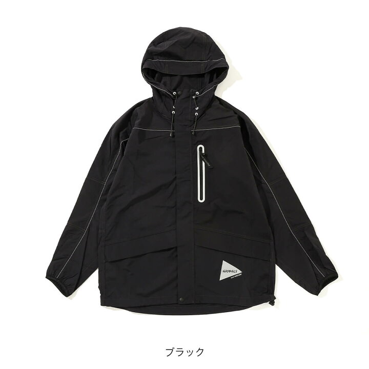 Gramicci×and wander】パッチワークウィンドフーディ