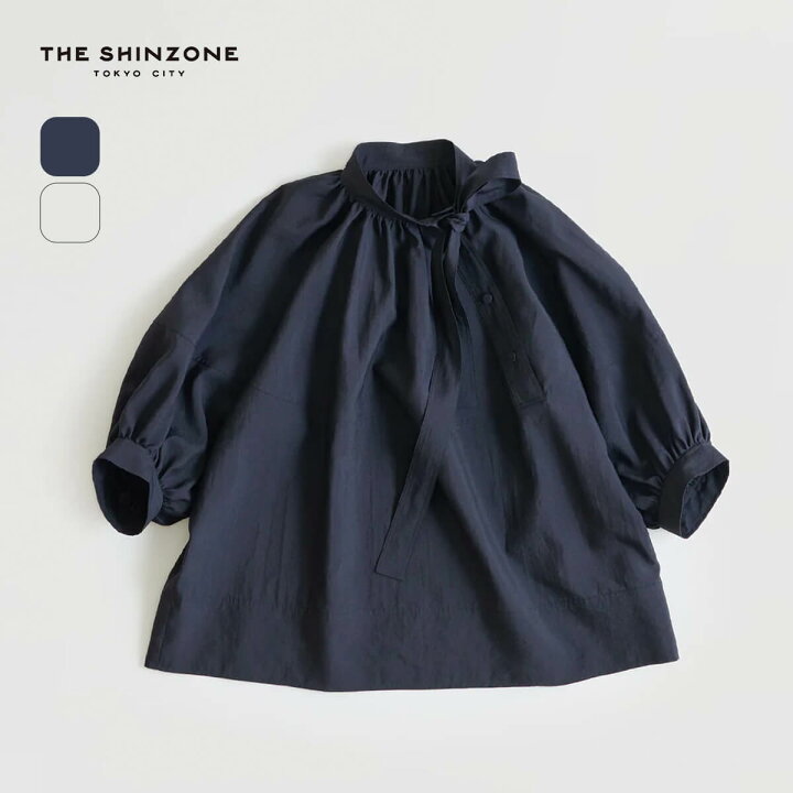 楽天市場】ザ シンゾーン ギャザータイブラウス THE SHINZONE GATHER 