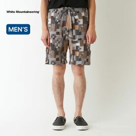 ホワイトマウンテニアリング モザイクジャガードショートパンツ White Mountaineering MOSAIC JACQUARD SHORT PANTS メンズ WM2471537 ボトムス ズボン 半ズボン ショートパンツ アウトドア フェス キャンプ 【正規品】