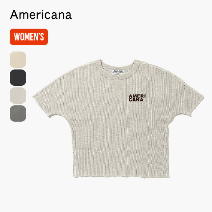 楽天市場】アメリカーナ S/S クロップド ワッフルT AMERICANA 