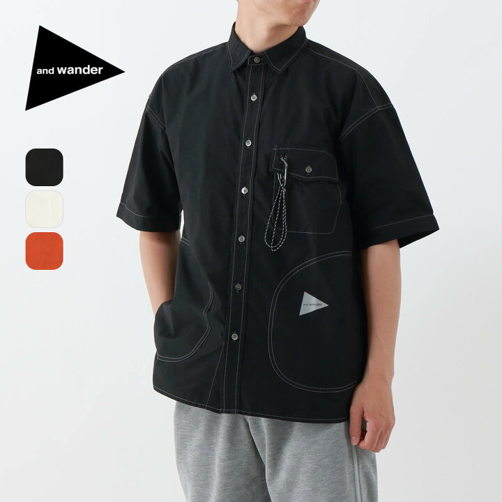 楽天市場】【SALE Max50%OFF】アンドワンダー C/NリップSSシャツ and 