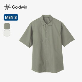 ゴールドウィン コットン×バンブー S/Sシャツ GOLDWIN Cotton×Bamboo S/S Shirt メンズ GL54145 半袖シャツ Tシャツ ティシャツ 半袖 カットソー トップス おしゃれ キャンプ アウトドア 【正規品】