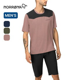 ノローナ シーボットン ウールイコライザーTシャツ メンズ Norrona skibotn wool equalizer T-Shirt (M) メンズ 4207-24 トップス Tシャツ 半袖 カットソー プルオーバー キャンプ アウトドア 【正規品】