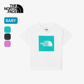 ノースフェイス S/SカラードスクエアロゴTee【ベビー】 THE NORTH FACE S/S Colored Square Logo Tee NTB32361 トップス Tシャツ 半袖 子供 赤ちゃん 出産祝い ギフト おしゃれ キャンプ アウトドア 【正規品】