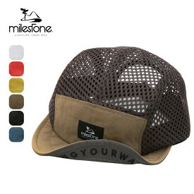マイルストーン オリジナルキャップ MSC-013 MILESTONE original cap 帽子 キャップ 紫外線対策 日よけ 日除け 登山 トレイルランニング トレラン おしゃれ キャンプ アウトドア