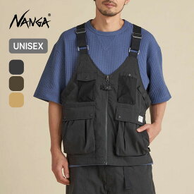 ナンガ タキビリップストップフィールドベスト NANGA TAKIBI RIPSTOP FIELD VEST メンズ レディース ユニセックス NW2421-1E204-A 焚き火 焚火 難燃 ベスト 収納 ジャケット 重ね着 レイヤード おしゃれ キャンプ アウトドア 【正規品】