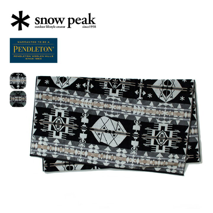 楽天市場】スノーピーク×ペンドルトン タオルブランケット snow peak 