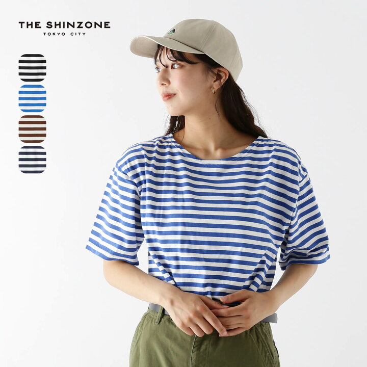 楽天市場】ザ シンゾーン ハーフマリンボーダー THE SHINZONE HALF 