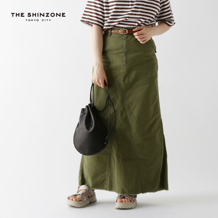 楽天市場】ザ シンゾーン ウォッシュドベイカースカート THE SHINZONE  
