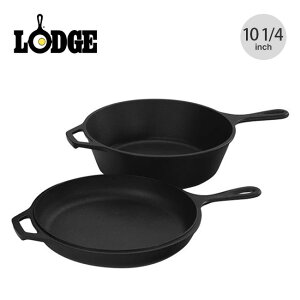 bW R{NbJ[10 1/4C` LODGE 3 QUART CAST IRON COMBO COOKER 19240020000003  IH XLbg tCp  LCC3  Lv AEghA