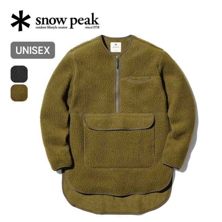 楽天市場】スノーピーク サーマルボアフリースプルオーバー snow peak 