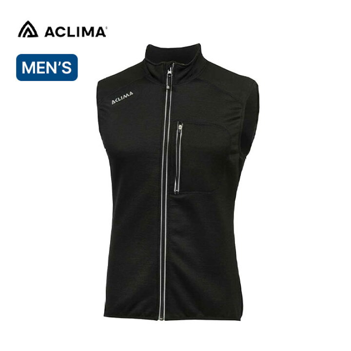 楽天市場】アクリマ ウールシェルベスト メンズ ACLIMA WOOLSHELL VEST 
