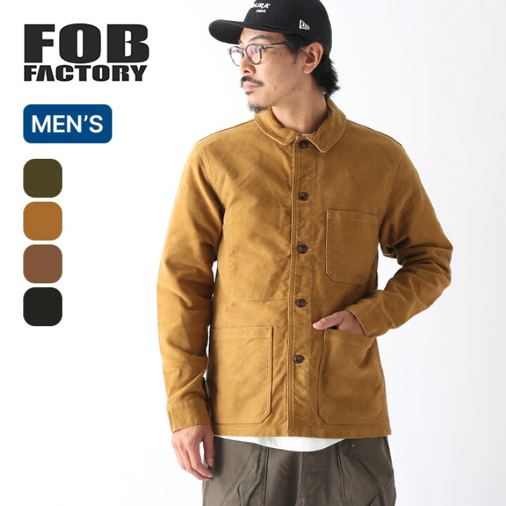 楽天市場】エフオービーファクトリー モールスキンカバーオール FOB  