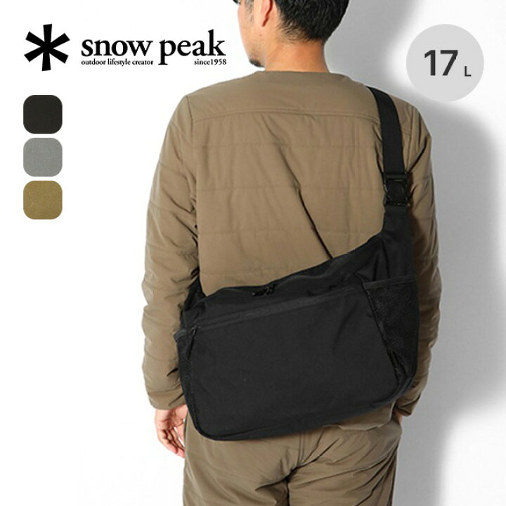 楽天市場】スノーピーク エブリデイユーズミドルショルダーバッグ snow 