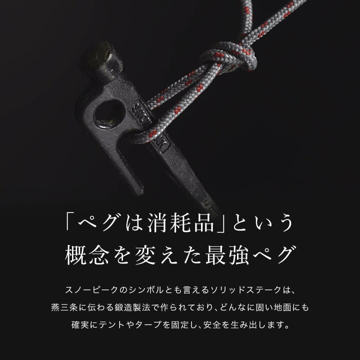 楽天市場】スノーピーク ソリッドステーク40 snow peak Solid Stake 40  