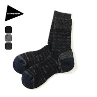 アンドワンダー ウールソックス and wander wool socks 5744988240 ソックス 厚手 ウール 靴下 登山 ハイ…