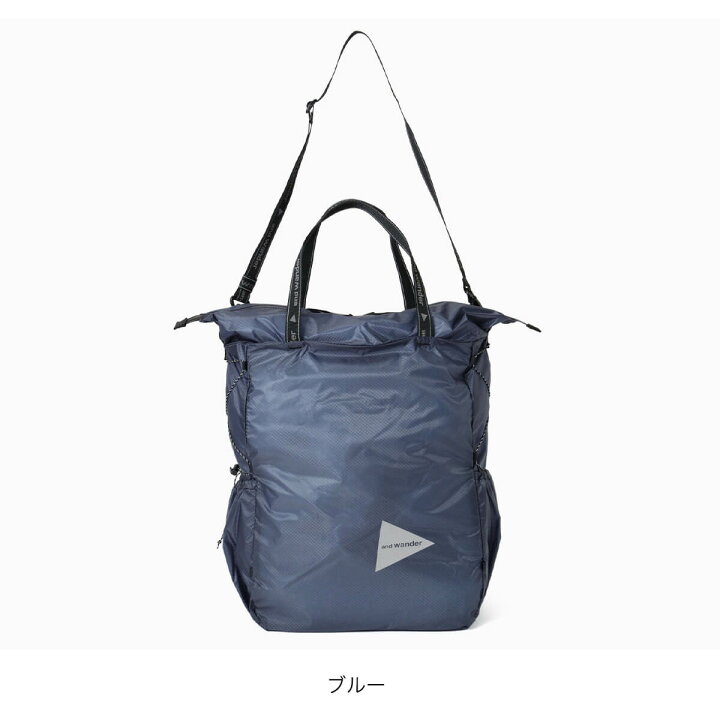 楽天市場】アンドワンダー シルトートバッグ and wander sil tote bag 