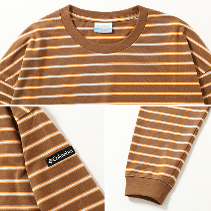 楽天市場】コロンビア ロストブルックロングスリーブボーダーTシャツ 