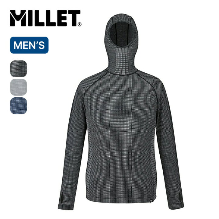 楽天市場】ミレー ワッフルウールフーディ メンズ Millet WAFFLE WOOL  