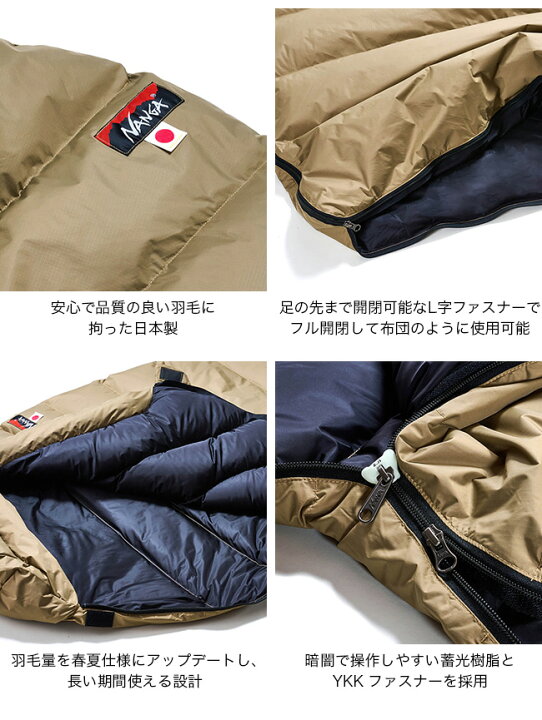 楽天市場】ナンガ オーロラテックススクエアフット400 レギュラー 