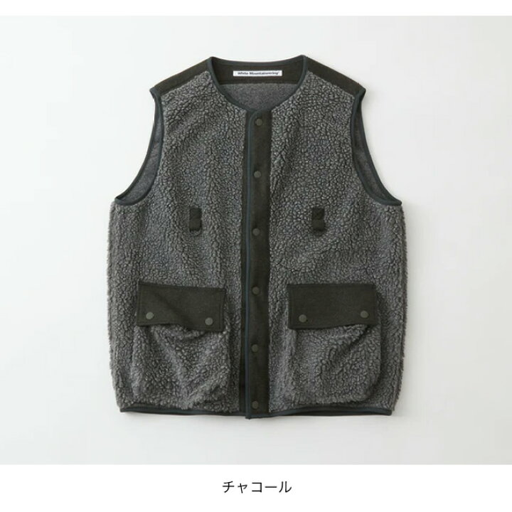 楽天市場】【SALE Max40%OFF】ホワイトマウンテニアリング ボアベスト 