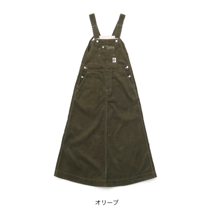 美品】CHUMS ビーバーオールオーバーザオーバーオールスカート Tipi  