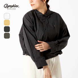 ジムフレックス ショートB.D. シャツ L/S【ウィメンズ】 Gymphlex SHORT B.D. SHIRT L/S レディース #GY-B0310 TTO トップス シャツ 長袖 ショート丈 レギュラーカラー 羽織り おしゃれ キャンプ アウトドアウェア