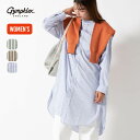 【ラスト1点】ジムフレックス バンドカラーシャツドレス【ウィメンズ】 Gymphlex BAND COLLAR SHIRT DRESS レディース…