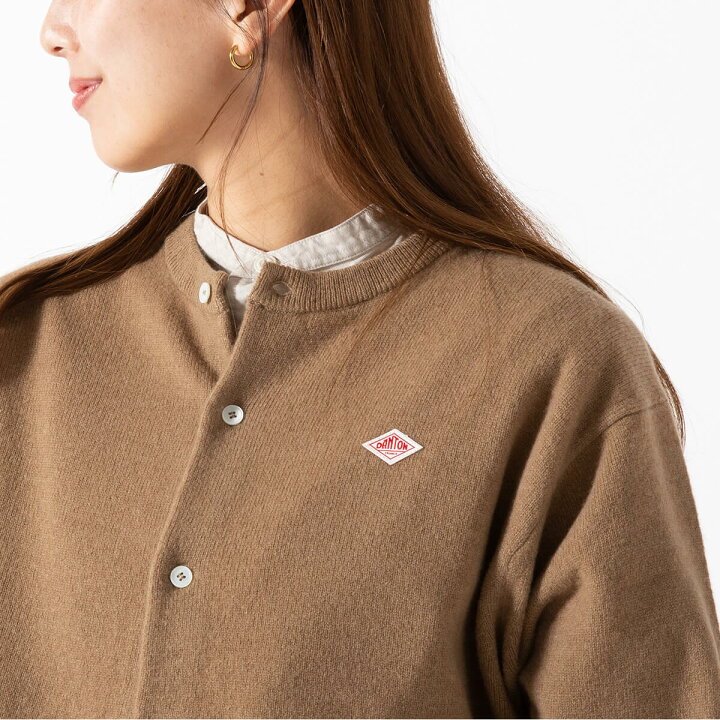 楽天市場】ダントン クルーネックカーディガン DANTON CREW NECK  