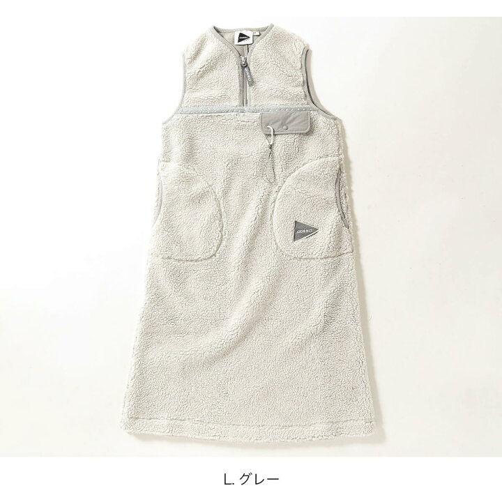 楽天市場】グラミチ×アンドワンダー JQテープフリースドレス GRAMICCI  