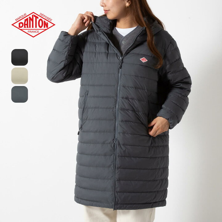楽天市場】ダントン ミドルダウンフーデッドコート DANTON MIDDLE DOWN 