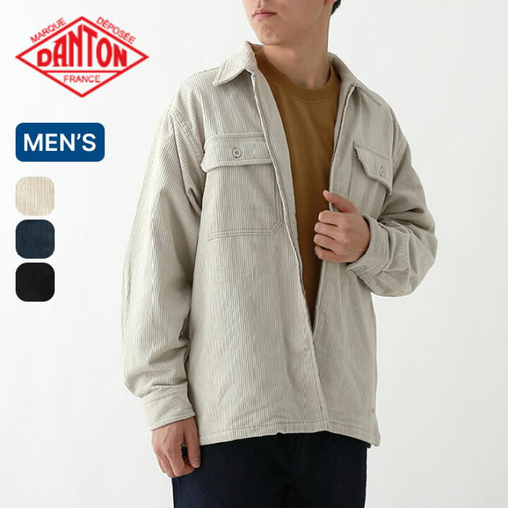 楽天市場】ダントン ジップシャツ DANTON CORDUROY ZIP SHIRT BLOUSON 