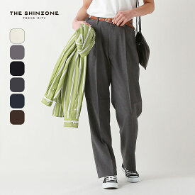 【SALE Max30%OFF】ザ シンゾーン クライスラーパンツ THE SHINZONE CHRYSLER PANTS レディース ウィメンズ 22SMSPA08 21AMSPA01 ボトムス パンツ ロングパンツ タックパンツ ツータック 2タック イージーケア おしゃれ キャンプ アウトドア