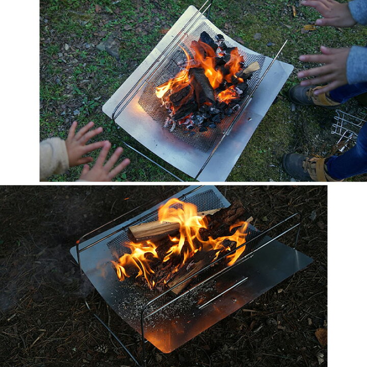 楽天市場】ウィーノーイナフ 焚き火台本体＋収納袋セット we know  