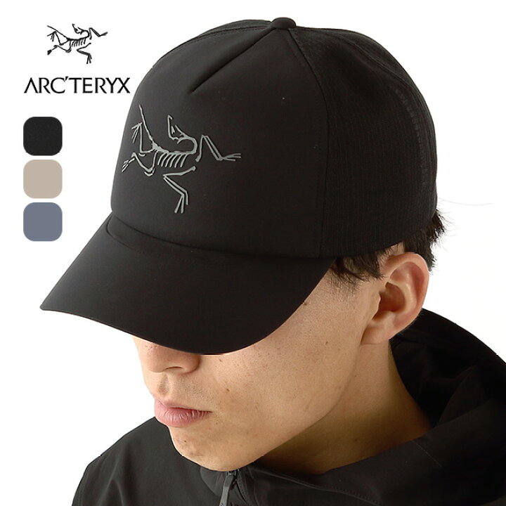 アークテリクス ARC'TERYX キャップ 帽子 Hexagonal Patch Hat キャップ メッシュ One 黒 ブラック /KH メンズ  144-301809150031 | ベクトルパーク 【美品】アークテリクス　メッシュキャップ　黒色ブラック　帽子　バードロゴ