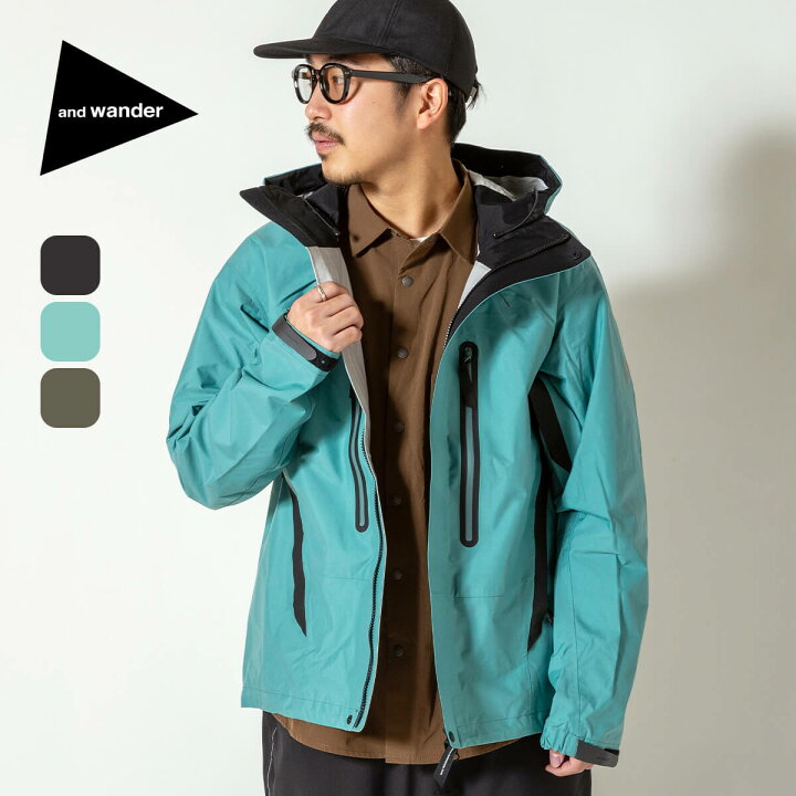 楽天市場】アンドワンダー 2.5L ハイカーレインジャケット and wander  
