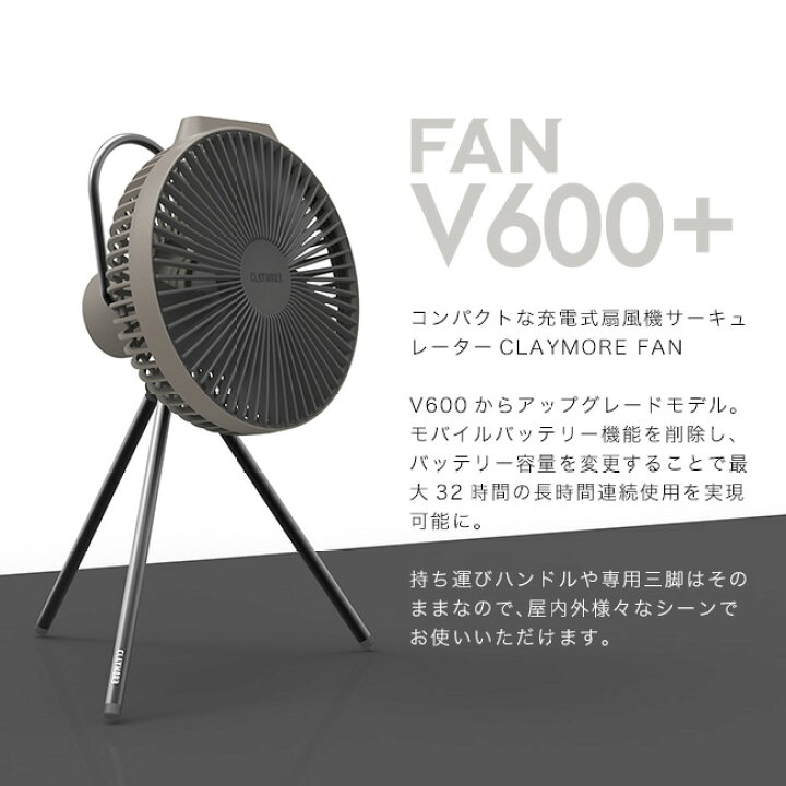 楽天市場】クレイモア ファンV600+ CLAYMORE FAN V600+ CLFN-GL-V610 