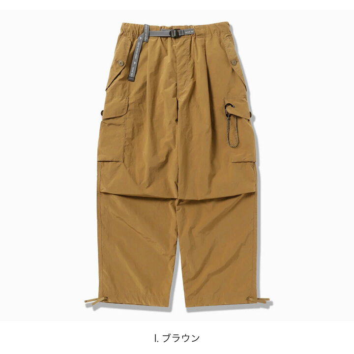 楽天市場】アンドワンダー オーバーサイズカーゴパンツ and wander 