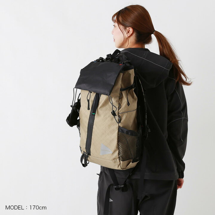 楽天市場】アンドワンダー エコパック30Lバックパック and wander 