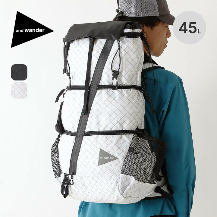 楽天市場】アンドワンダー エコパック45Lバックパック and wander 