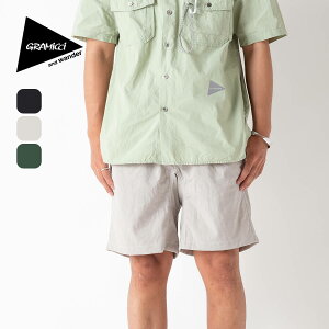 �ySALE Max60%OFF�z�O���~�`×�A���h�����_�[ �i�C����G�V���[�c GRAMICCI×and wander nylon g-short �����Y 5745152512 �{�g���X �V���[�g�p���c �Z�p�� ���Y�{�� �w���v �t�F�X ������� �L�����v �A�E�g�h