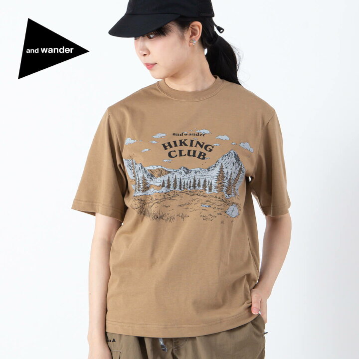 楽天市場】【SALE Max20%OFF】アンドワンダー ハイキングクラブ T and 