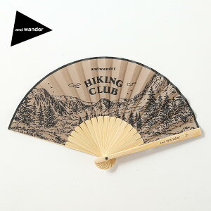 �A���h�����_�[ �n�C�L���O�N���u �t�H�[���f�B���O�n���h�t�@�� and wander hiking club Folding Hand Fan 5745177305 ���� ��q ������ �c�� �L�����v �A�E�g�h�A