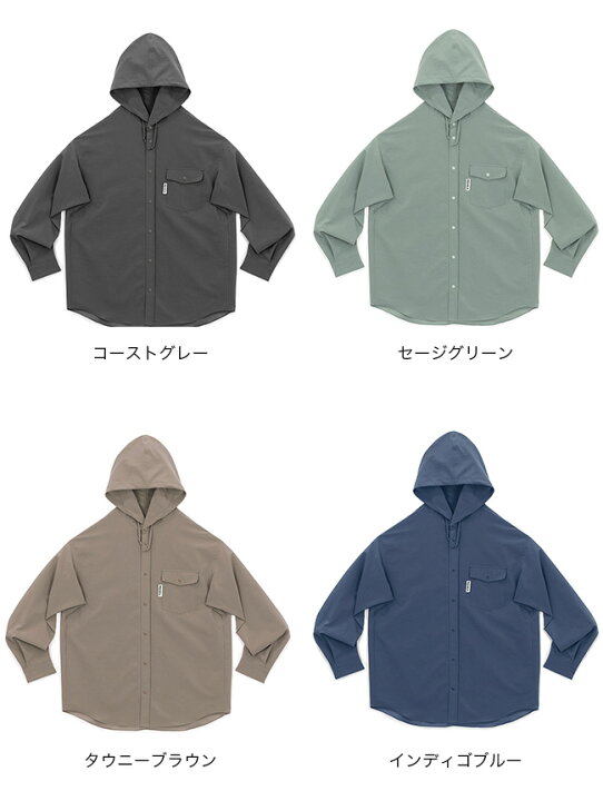 楽天市場】リッジマウンテンギア フーデッドロングスリーブシャツ 